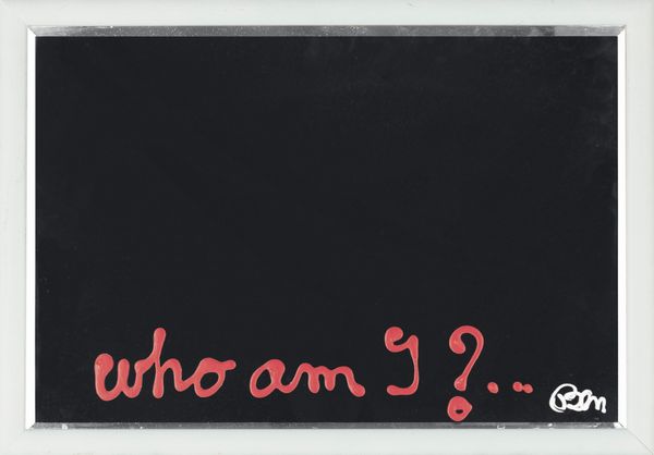 Ben Vautier : Who am I?  - Asta Arte moderna e contemporanea - Associazione Nazionale - Case d'Asta italiane