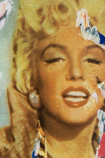 MIMMO ROTELLA : Senza titolo - Marilyn  - Asta Arte moderna e contemporanea - Associazione Nazionale - Case d'Asta italiane