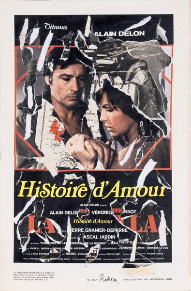 MIMMO ROTELLA : Histoire d'amour  - Asta Arte moderna e contemporanea - Associazione Nazionale - Case d'Asta italiane