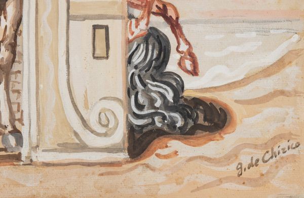 Giorgio de Chirico : Cavalli nel tempio  - Asta Arte moderna e contemporanea - Associazione Nazionale - Case d'Asta italiane