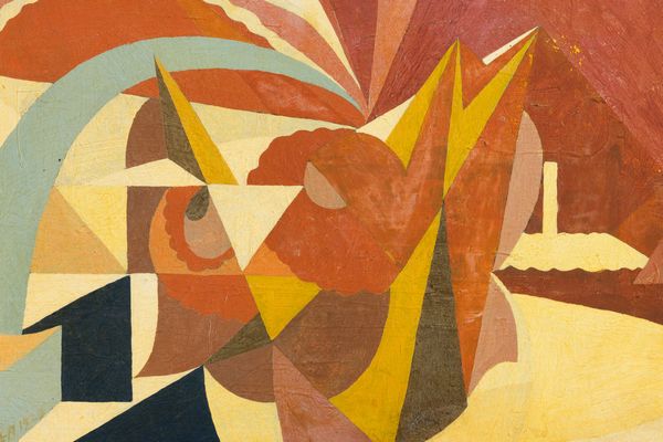 Giacomo Balla : Linee forze di paesaggio estivo  - Asta Arte moderna e contemporanea - Associazione Nazionale - Case d'Asta italiane