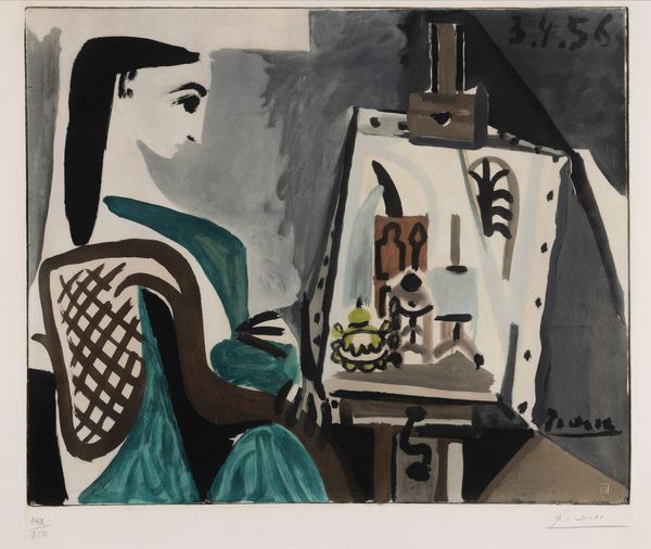 Pablo Picasso, d'apres : Femme dans l'atelier  - Asta Arte moderna e contemporanea - Associazione Nazionale - Case d'Asta italiane