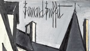 Bernard Buffet : Rue de village  - Asta Arte moderna e contemporanea - Associazione Nazionale - Case d'Asta italiane