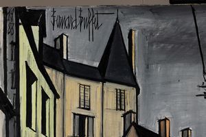 Bernard Buffet : Rue de village  - Asta Arte moderna e contemporanea - Associazione Nazionale - Case d'Asta italiane