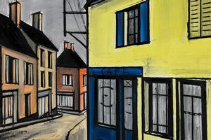 Bernard Buffet : Rue de village  - Asta Arte moderna e contemporanea - Associazione Nazionale - Case d'Asta italiane