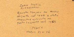 Anton Zoran Music : Ritrattini  - Asta Arte moderna e contemporanea - Associazione Nazionale - Case d'Asta italiane