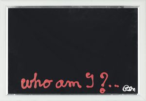 Ben Vautier : Who am I?  - Asta Arte moderna e contemporanea - Associazione Nazionale - Case d'Asta italiane