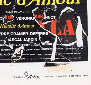 MIMMO ROTELLA : Histoire d'amour  - Asta Arte moderna e contemporanea - Associazione Nazionale - Case d'Asta italiane