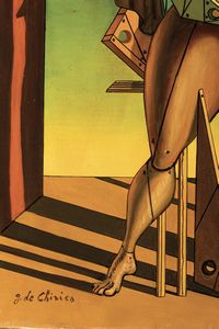 Giorgio de Chirico : Ettore e Andromaca  - Asta Arte moderna e contemporanea - Associazione Nazionale - Case d'Asta italiane