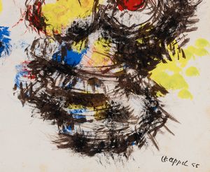 Karel Appel : Senza titolo  - Asta Arte moderna e contemporanea - Associazione Nazionale - Case d'Asta italiane