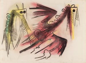 Wifredo Lam : Oiseau  - Asta Arte moderna e contemporanea - Associazione Nazionale - Case d'Asta italiane