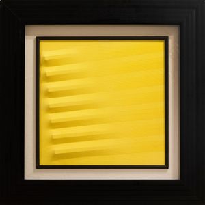 AGOSTINO BONALUMI : Giallo  - Asta Arte moderna e contemporanea - Associazione Nazionale - Case d'Asta italiane