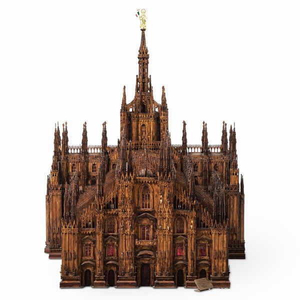 Riproduzione in legno del Duomo di Milano, XX secolo  - Asta Dimore Italiane - Associazione Nazionale - Case d'Asta italiane