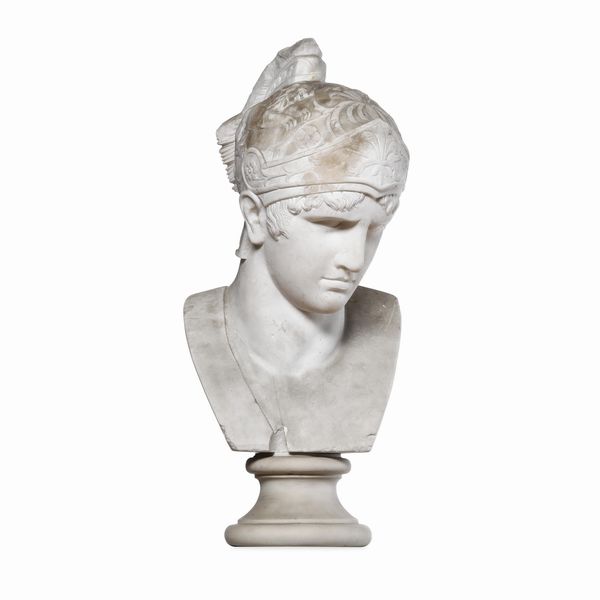 Testa di Achille. Scultore del XIX secolo  - Asta Dimore Italiane - Associazione Nazionale - Case d'Asta italiane