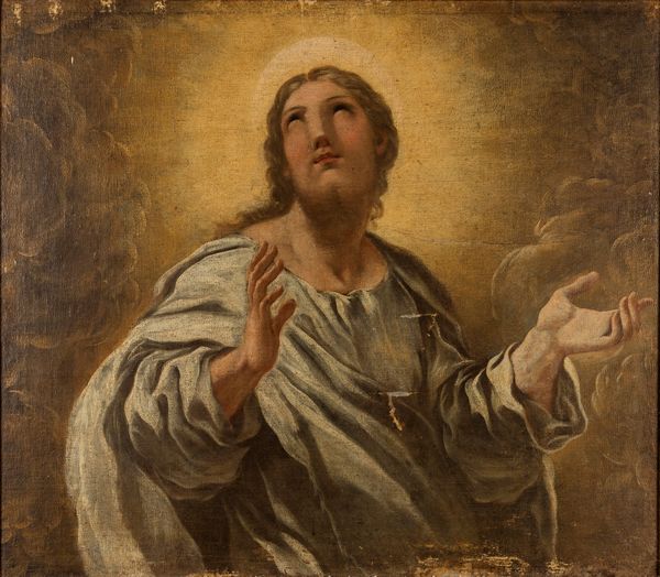 Luca Giordano, Ambito di : Trasfigurazione di Cristo  - Asta Dipinti Antichi - Associazione Nazionale - Case d'Asta italiane