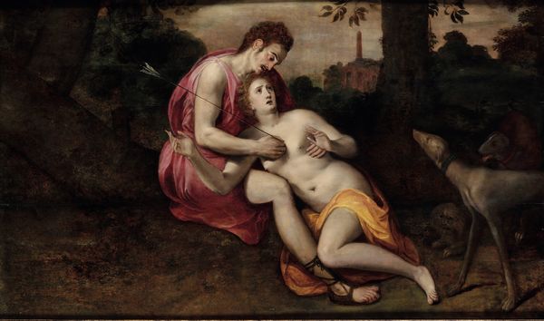 Frans Floris, Seguace di : Cefalo e Procri  - Asta Dipinti Antichi - Associazione Nazionale - Case d'Asta italiane