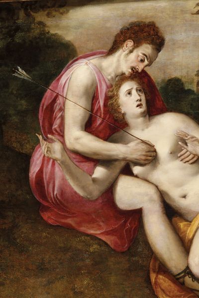 Frans Floris, Seguace di : Cefalo e Procri  - Asta Dipinti Antichi - Associazione Nazionale - Case d'Asta italiane