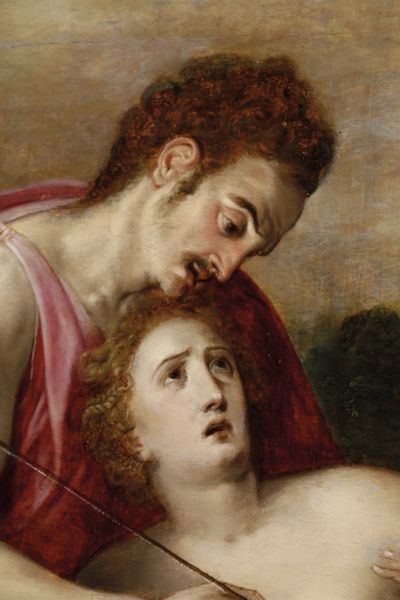 Frans Floris, Seguace di : Cefalo e Procri  - Asta Dipinti Antichi - Associazione Nazionale - Case d'Asta italiane