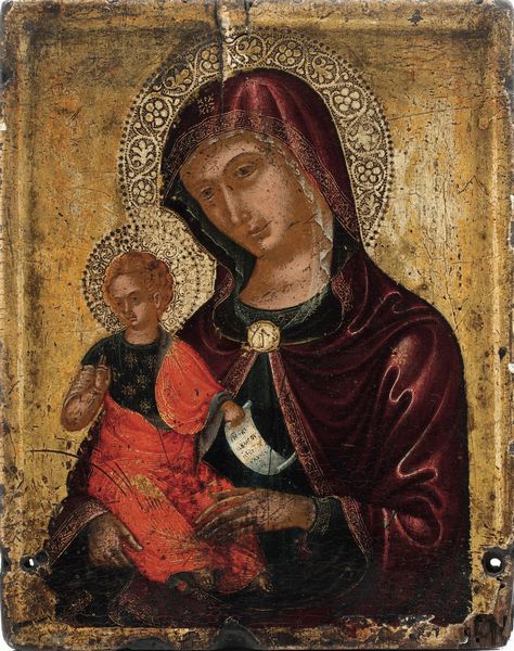 Scuola Veneto Cretese del XVI secolo Madonna col Bambino  - Asta Dipinti Antichi - Associazione Nazionale - Case d'Asta italiane