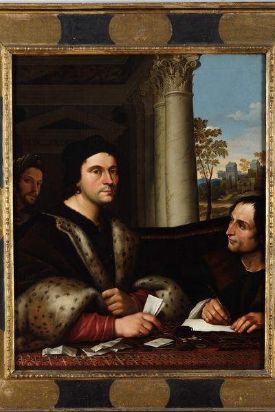 Sebastiano del Piombo, copia da : Ritratto di Ferry Carondelet con il suo segretario  - Asta Dipinti Antichi - Associazione Nazionale - Case d'Asta italiane