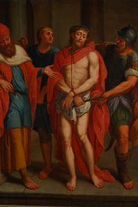 Scuola italiana dellinizio del XVII secolo Ecce Homo  - Asta Dipinti Antichi - Associazione Nazionale - Case d'Asta italiane