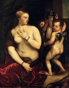 Tiziano Vecellio copia da, copia da - Venere allo specchio