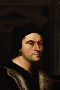 Sebastiano del Piombo, copia da : Ritratto di Ferry Carondelet con il suo segretario  - Asta Dipinti Antichi - Associazione Nazionale - Case d'Asta italiane