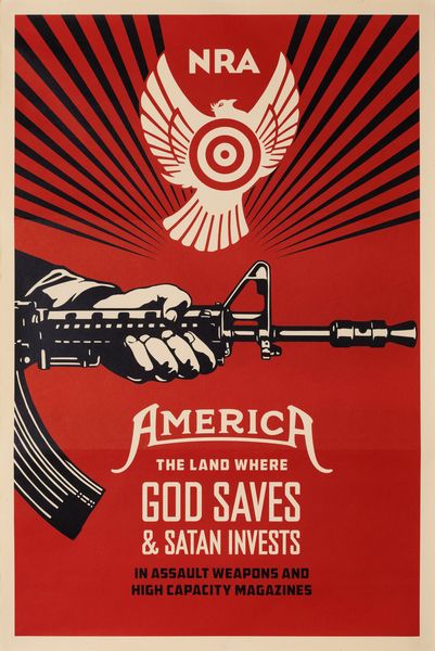 FRANK SHEPARD FAIREY : God saves & satan invests  - Asta Multipli d'Autore - Associazione Nazionale - Case d'Asta italiane