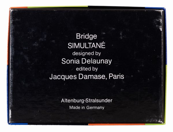 SONIA TERK DELAUNAY : Bridge Simultan  - Asta Multipli d'Autore - Associazione Nazionale - Case d'Asta italiane