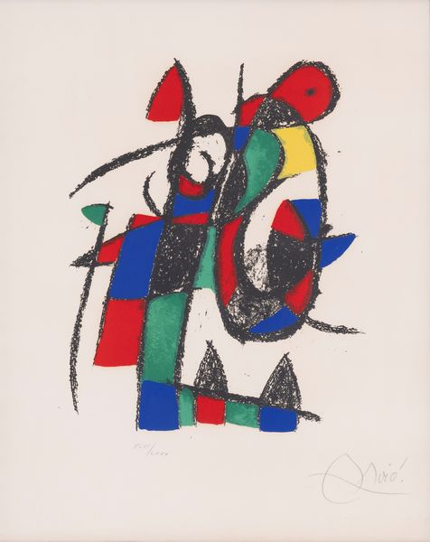 JOAN MIRO' : Pl.3 from 'Joan Mir Litgrafo II'  - Asta Multipli d'Autore - Associazione Nazionale - Case d'Asta italiane