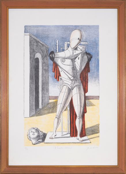 Giorgio de Chirico : Il trovatore solitario  - Asta Multipli d'Autore - Associazione Nazionale - Case d'Asta italiane