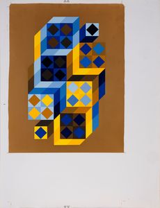 VICTOR VASARELY - senza titolo