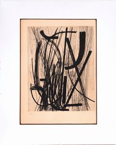 HANS HARTUNG : Composition 16 G 16  - Asta Multipli d'Autore - Associazione Nazionale - Case d'Asta italiane