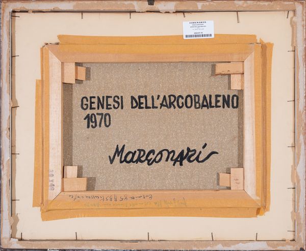 RENZO MARGONARI : Genesi dell'arcobaleno  - Asta Arte Moderna e Contemporanea - Associazione Nazionale - Case d'Asta italiane