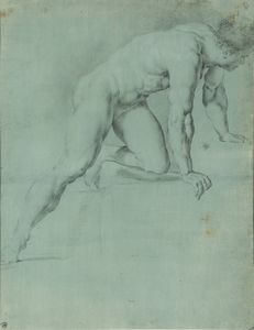 PITTORE ANONIMO - Studio di figura maschile