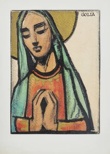 GOLIA (Eugenio Colmo) Torino 1885 - 1967 - Madonna