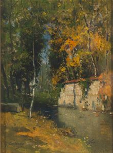 GIOVANNI COLMO Torino 1867 - 1947 - Paesaggio