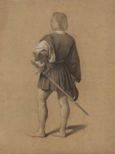 PITTORE ANONIMO - Figura maschile