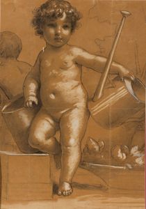 LUIGI GAINOTTI Parma 1859-Genova 1940 - Putto