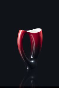 ARIELE TORINO - Vaso rosso e nero