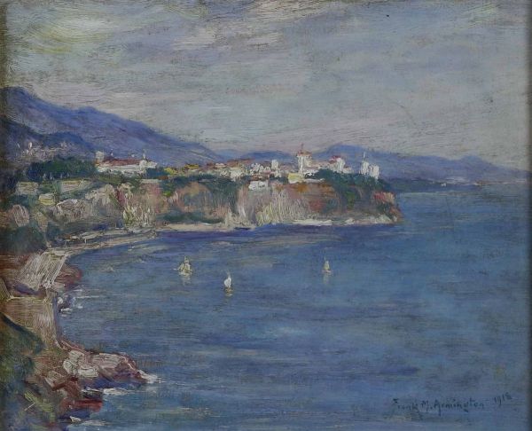 Frank Milton Armington : Monaco, 1918  - Asta Dipinti del XIX e XX secolo - Associazione Nazionale - Case d'Asta italiane