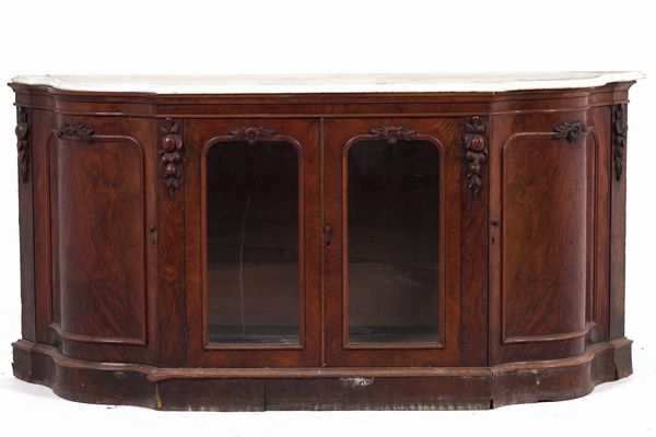 Credenza a quattro ante, XIX secolo  - Asta Antiquariato - Associazione Nazionale - Case d'Asta italiane