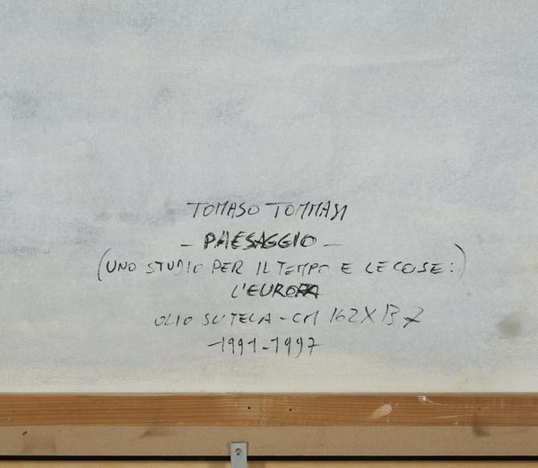 TOMMASI TOMASO (n. 1955) : PAESAGGIO, 1991-1997  - Asta Asta 468 | ARTE MODERNA E CONTEMPORANEA Online - Associazione Nazionale - Case d'Asta italiane