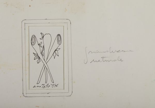 MAROTTA GINO (1935 - 2012) : TRE DI BASTONI  - Asta Asta 468 | ARTE MODERNA E CONTEMPORANEA Online - Associazione Nazionale - Case d'Asta italiane