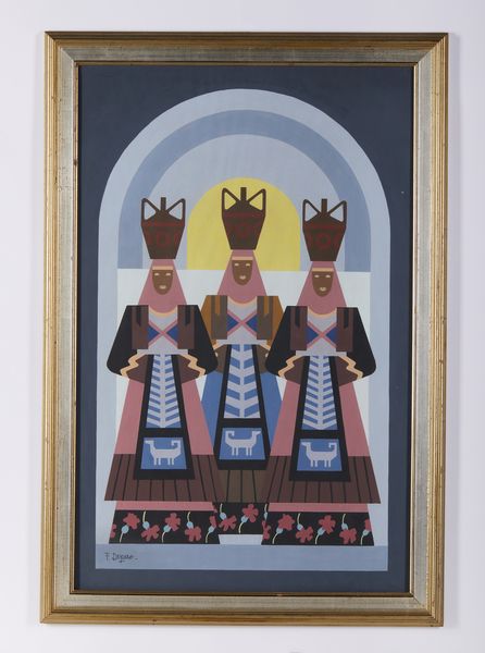 DEPERO FORTUNATO (1892 - 1960) : COSTUMI SARDI, (1939)  - Asta Asta 468 | ARTE MODERNA E CONTEMPORANEA Online - Associazione Nazionale - Case d'Asta italiane