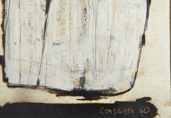 CONSAGRA PIETRO (1920 - 2005) : FONDO BIANCO (UNA IMMAGINE), 1960  - Asta Asta 468 | ARTE MODERNA E CONTEMPORANEA Online - Associazione Nazionale - Case d'Asta italiane