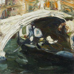 SIRONI MARIO (1885 - 1961) : SCORCIO VENEZIANO, (1905)  - Asta Asta 468 | ARTE MODERNA E CONTEMPORANEA Online - Associazione Nazionale - Case d'Asta italiane