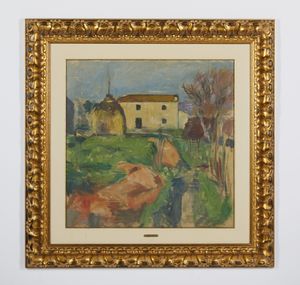 SOFFICI ARDENGO (1879 - 1964) : PAESAGGIO TOSCANO, (1936)  - Asta Asta 468 | ARTE MODERNA E CONTEMPORANEA Online - Associazione Nazionale - Case d'Asta italiane