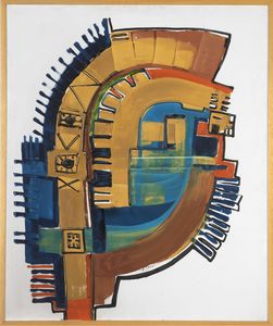 LOPES BERTINA (1924 - 2012) : TOTEM, 1977  - Asta Asta 468 | ARTE MODERNA E CONTEMPORANEA Online - Associazione Nazionale - Case d'Asta italiane