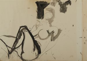 GUTTUSO RENATO (1912 - 1987) : SENZA TITOLO  - Asta Asta 468 | ARTE MODERNA E CONTEMPORANEA Online - Associazione Nazionale - Case d'Asta italiane